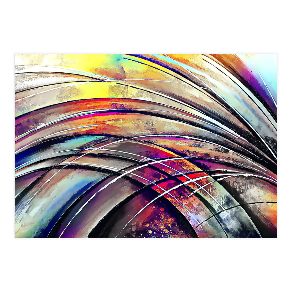 Abstract Art Britto - Qb289 (Print Only)