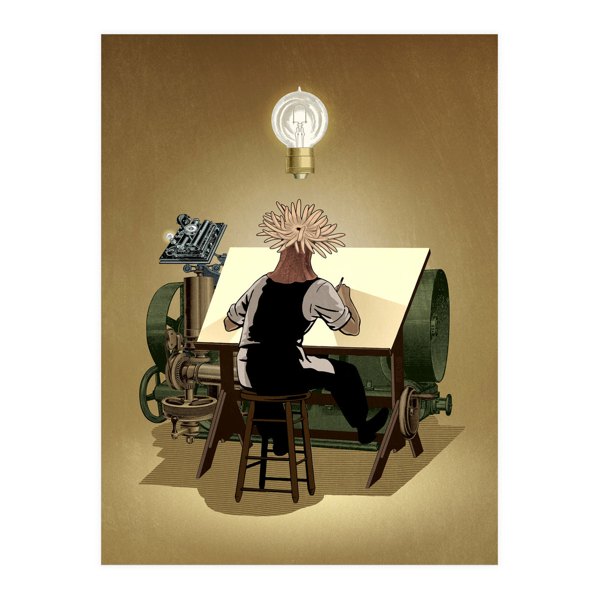 The aspirant to draftsman (Print Only)