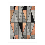 Concrete and Copper Triangles (Print Only) thumbnail