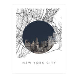 New York City Streets Collage (Print Only) thumbnail