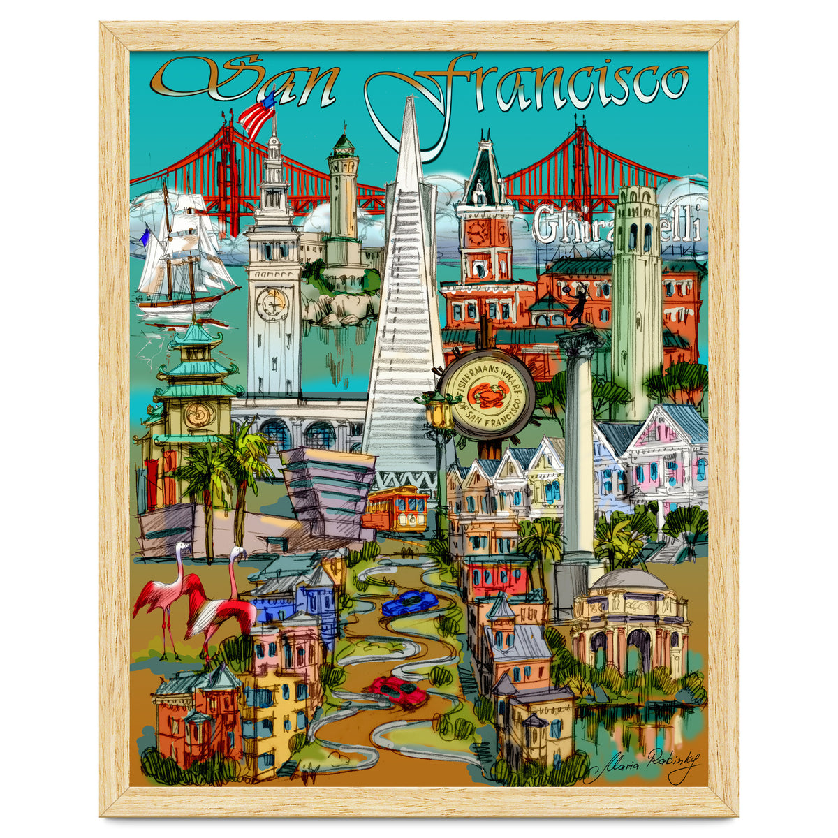 San Francisco Illustration