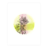 Succulent On Pink And Green (Print Only) thumbnail