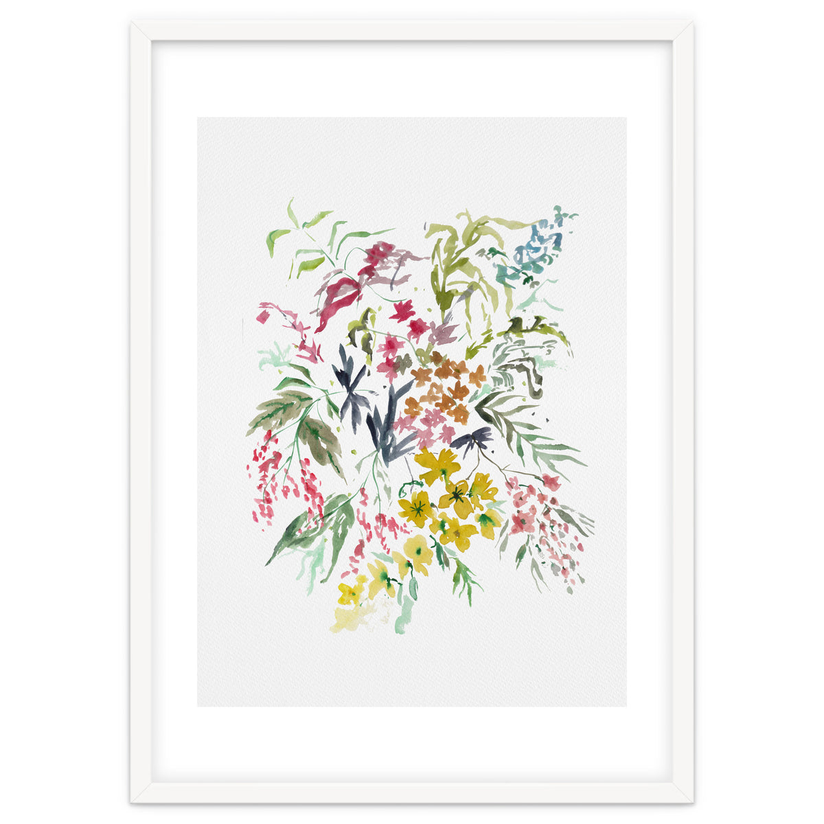 Autumn Bush Watercolour