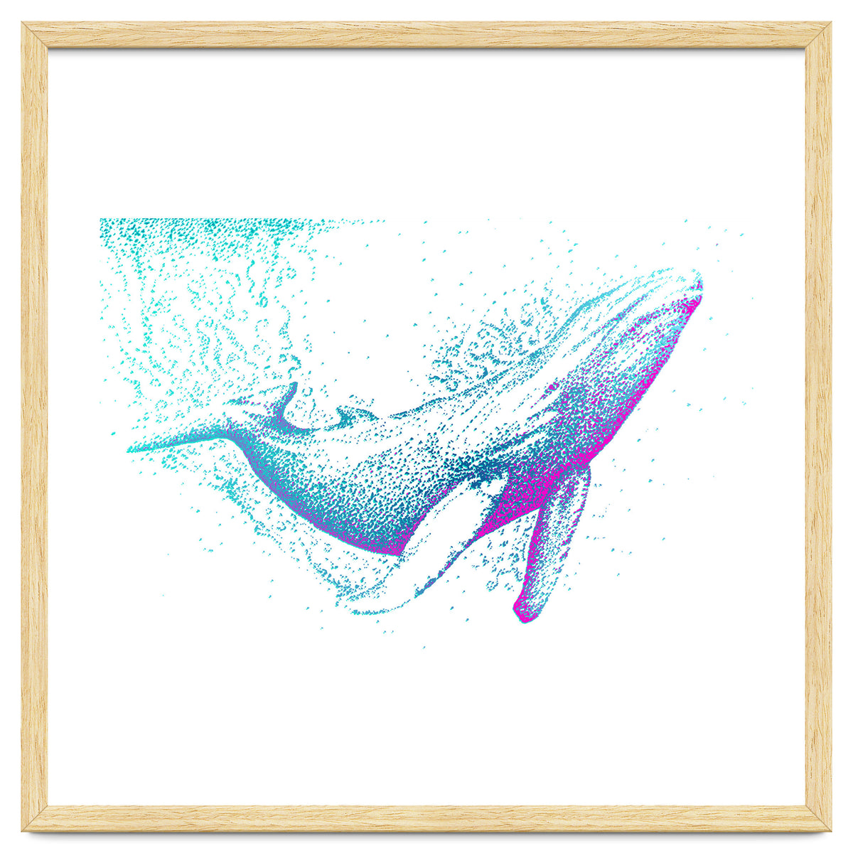 Diving Blue Whale