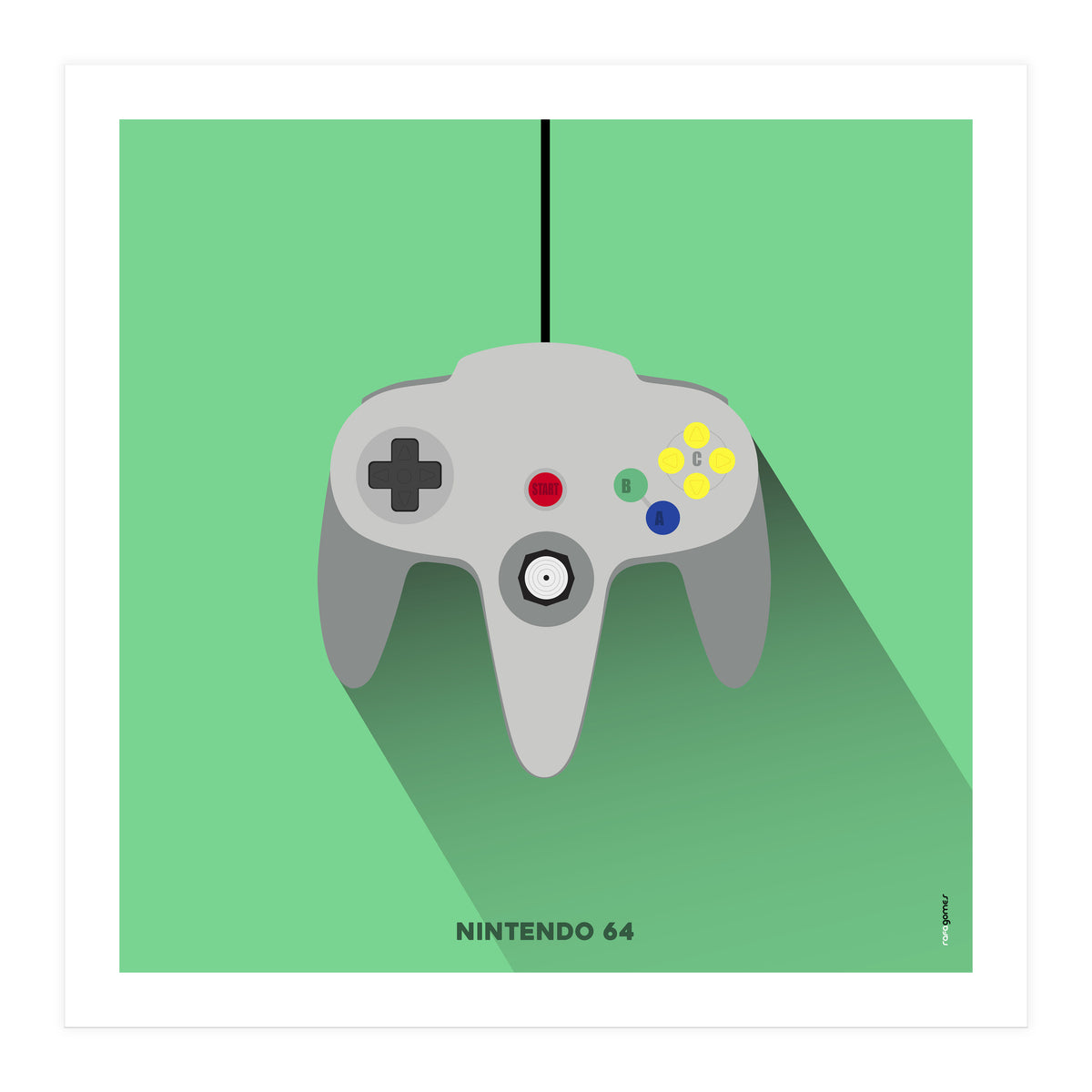 Joystick Videogames Nintendo 64 (Print Only)