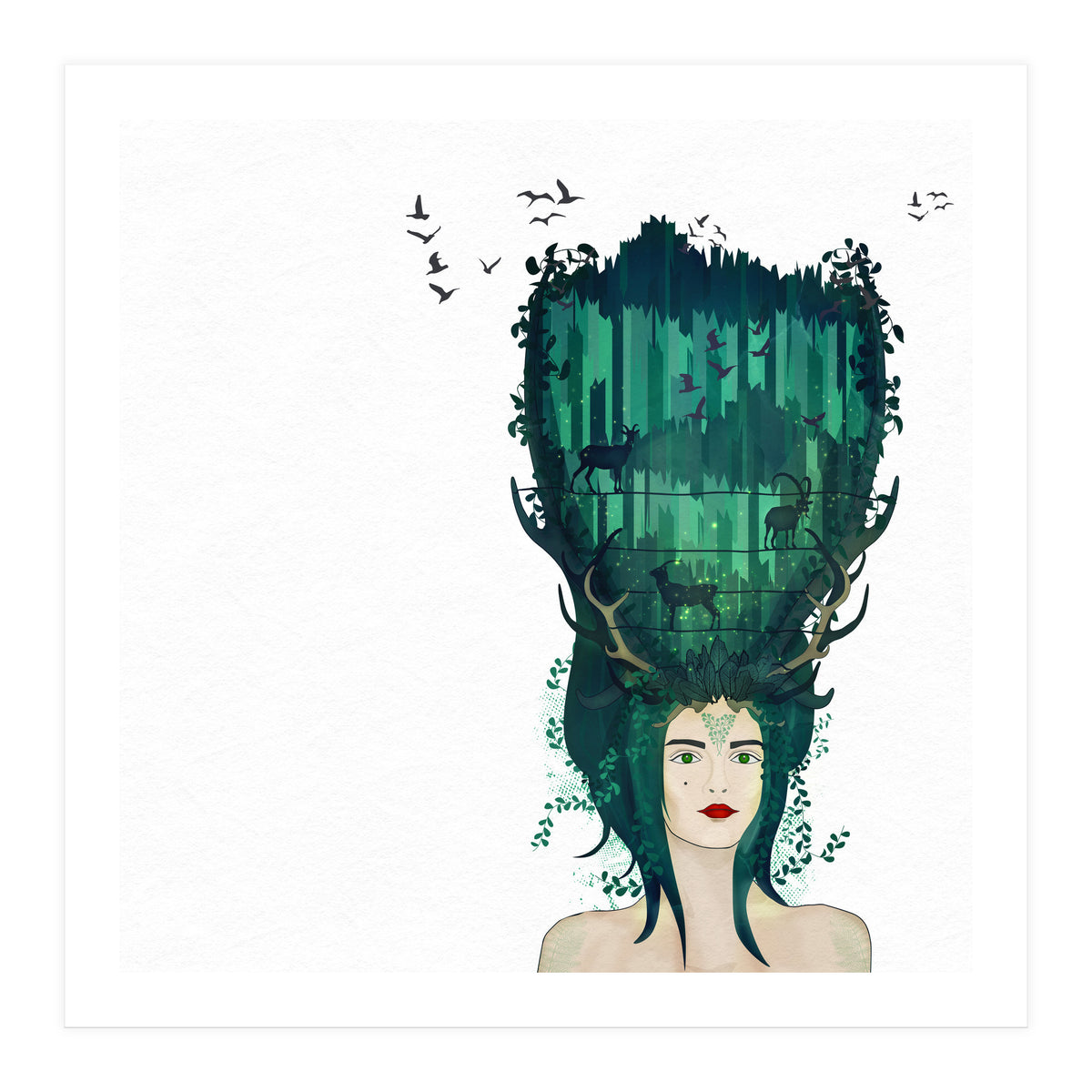 Rococo: My Lady of the Wilderness (Print Only)