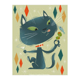Cat A Tonic Russian Blue (Print Only) thumbnail