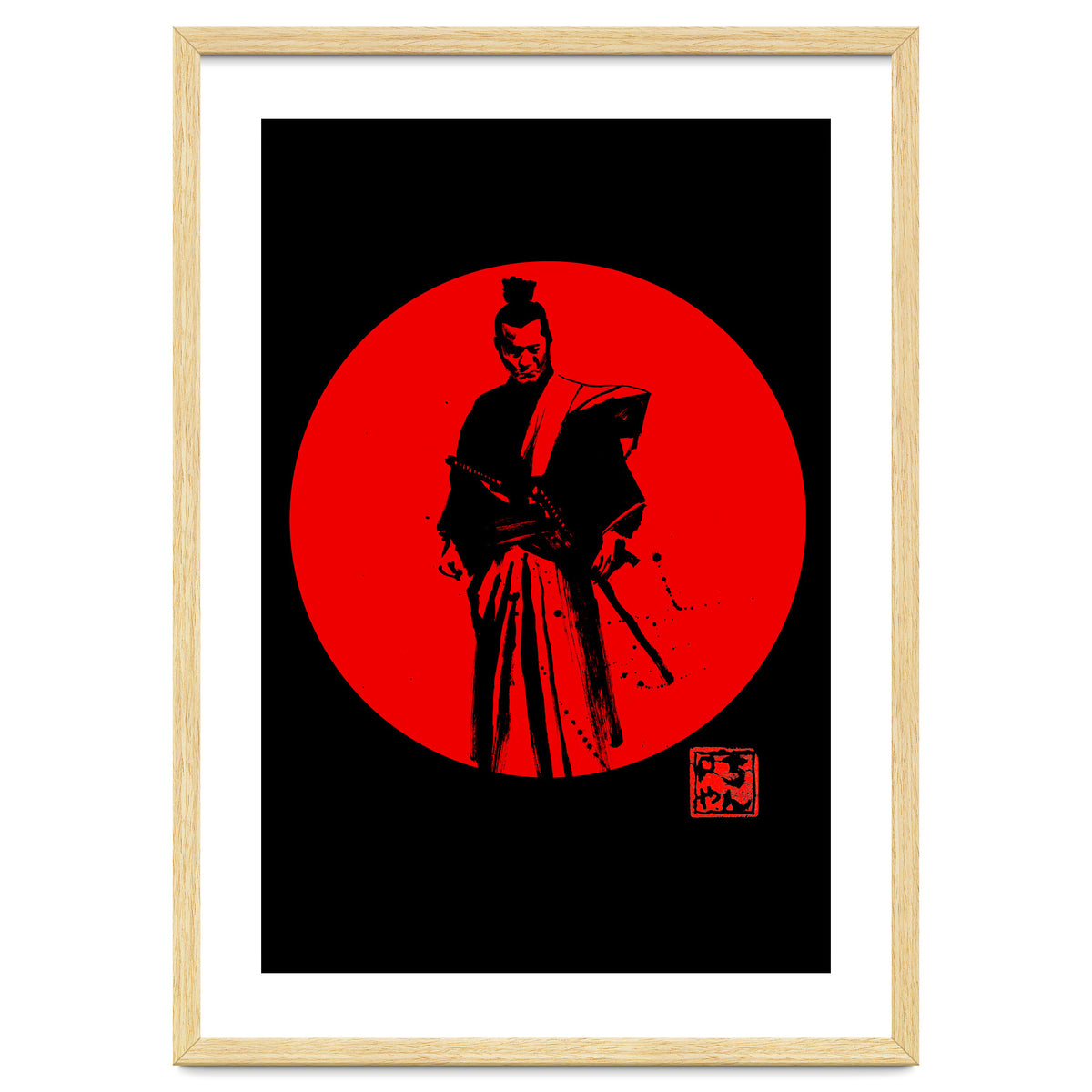 Samurai In Red Sun