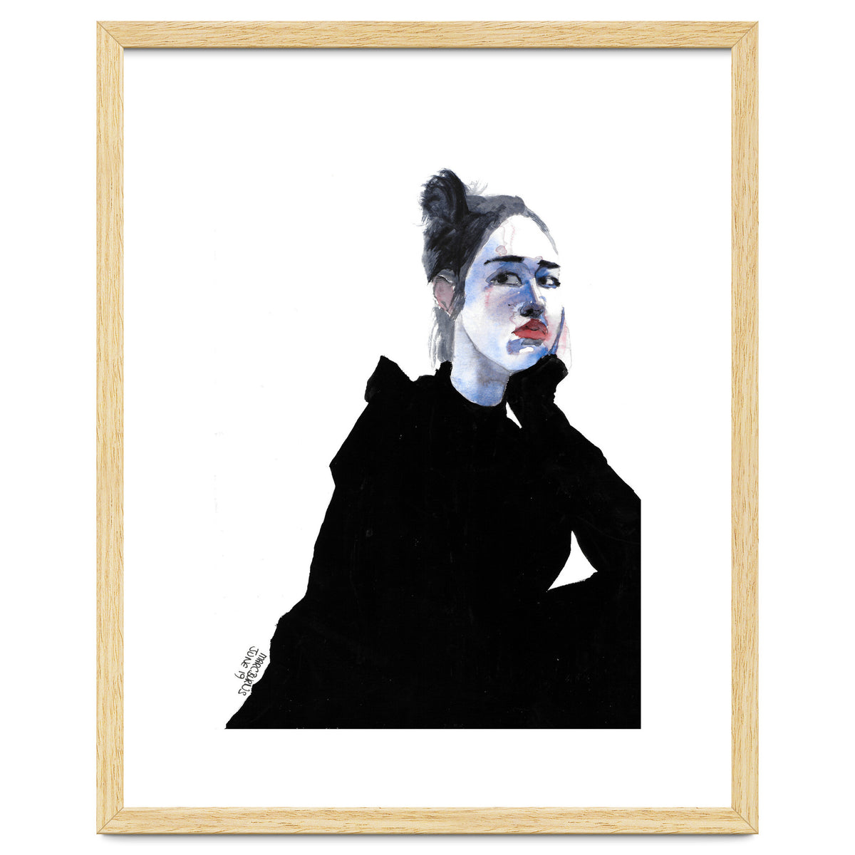 Untitled #48 Woman in a black dress