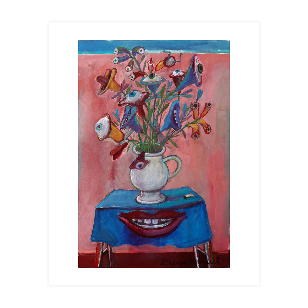 Flores Ojos Bocas (Print Only)