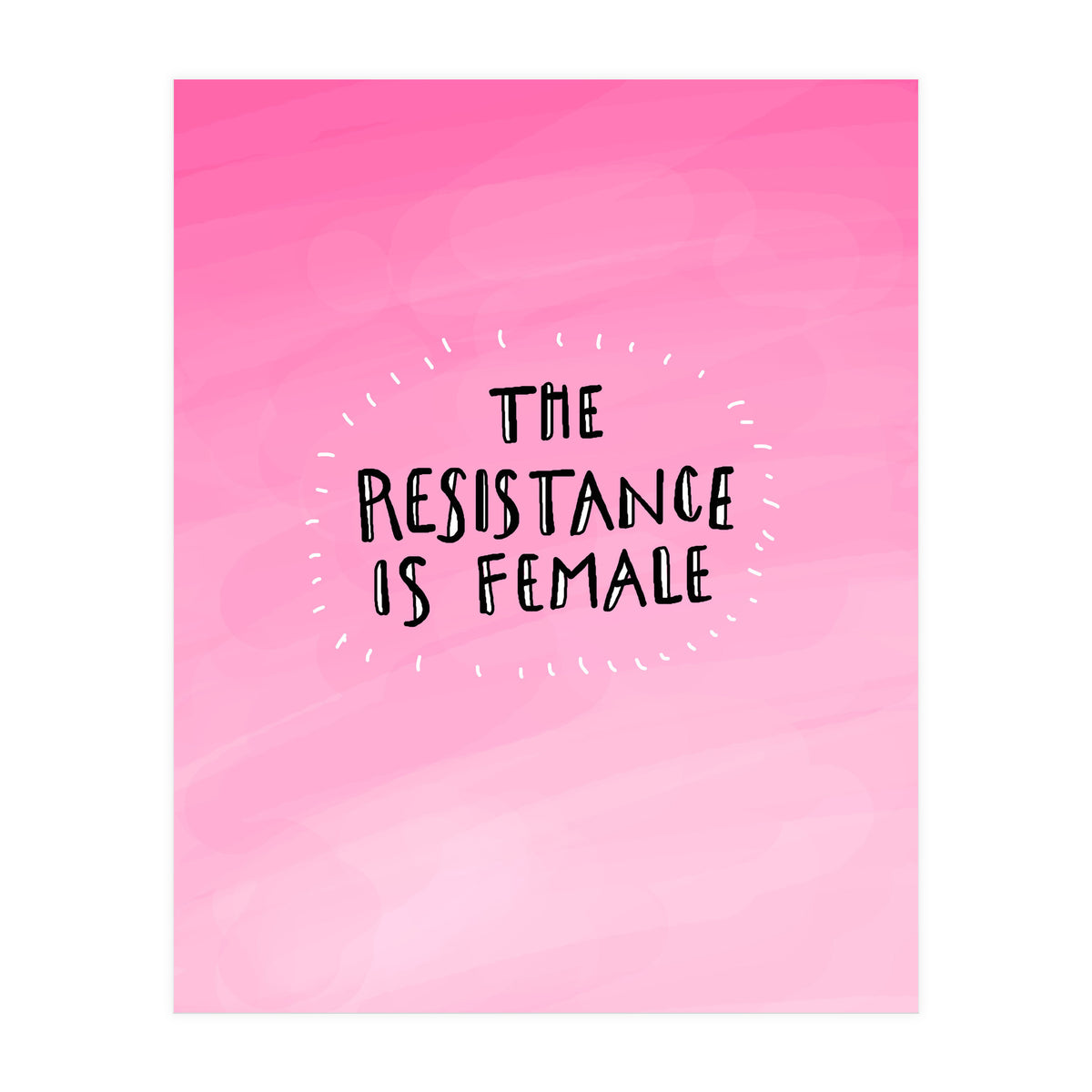The Resistance Is Female (Print Only)