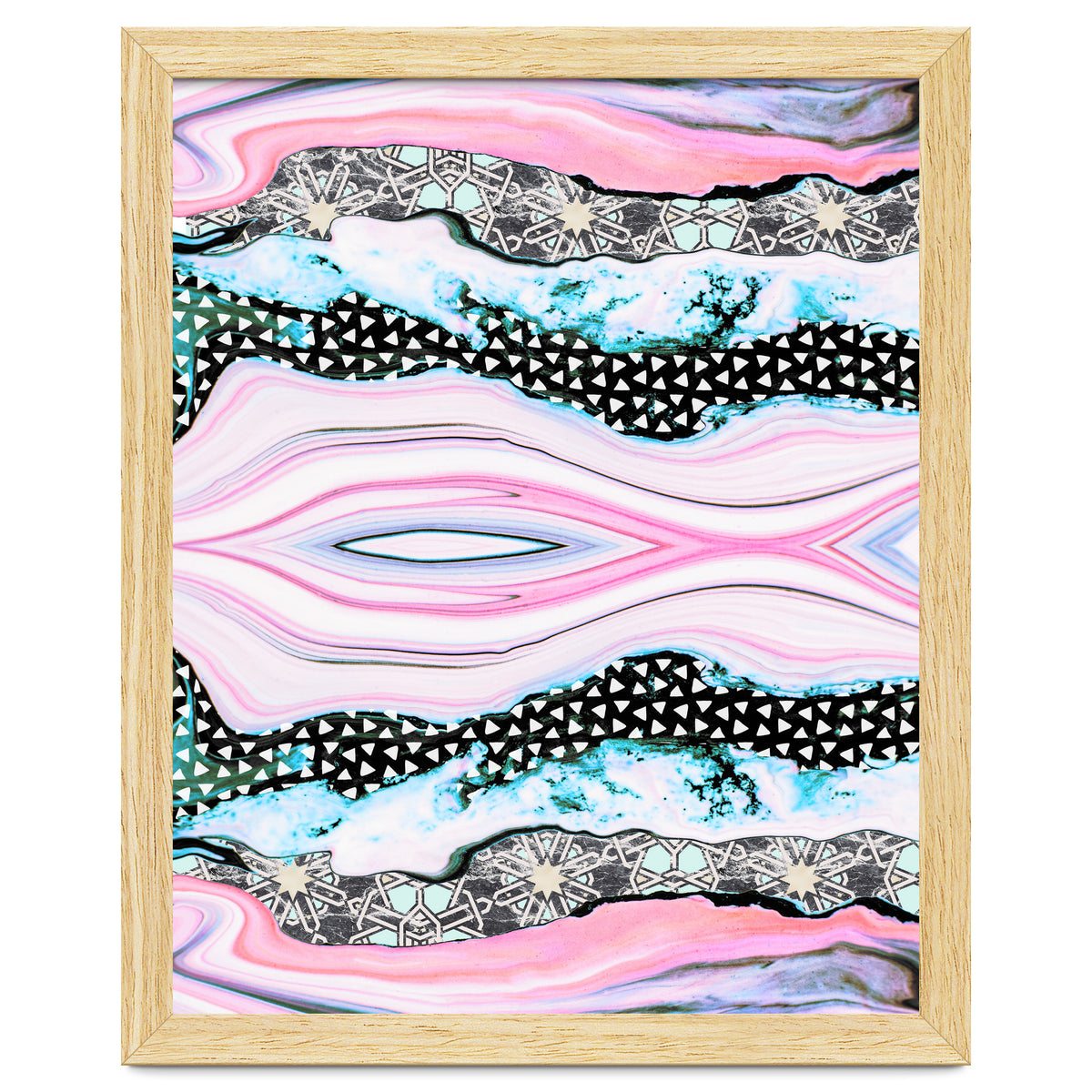 Abstract shapes of marble and patterns