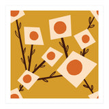 Yellow Square Flower Bouquet (Print Only) thumbnail