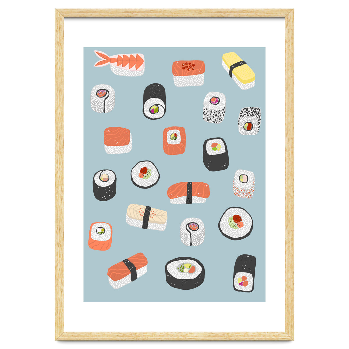 Sushi Roll Maki Nagiri Food Art