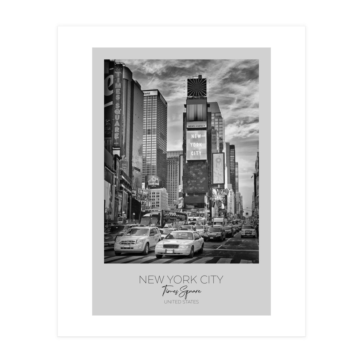 In focus: NEW YORK CITY Times Square (Print Only)