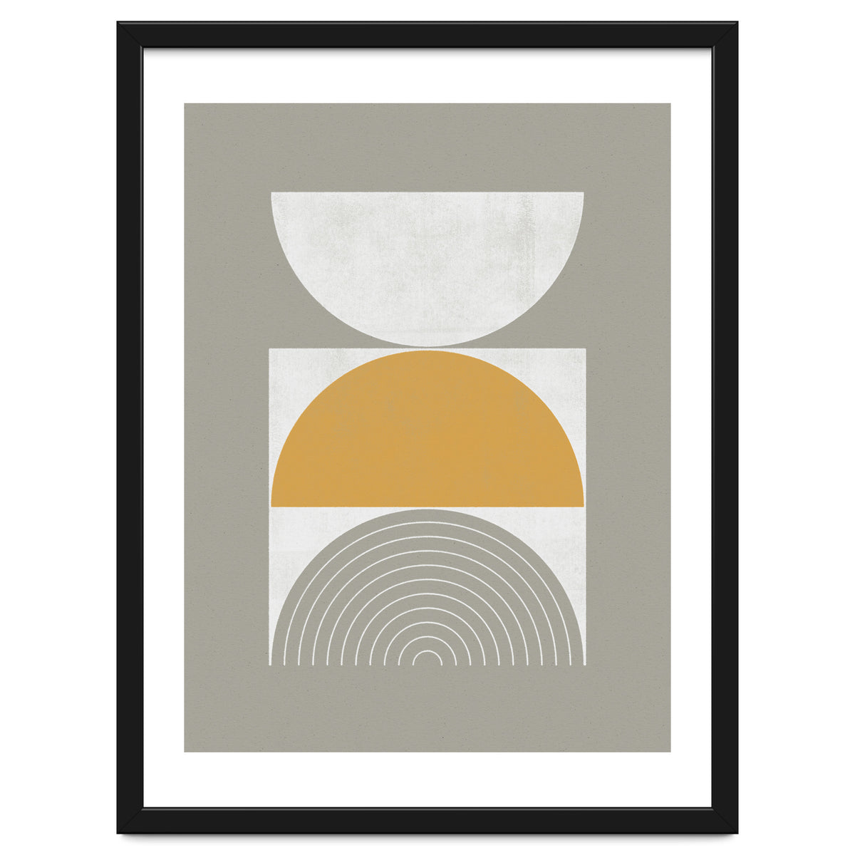 Mid-Century Modern No.29 - Woodblock Print