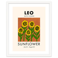 Leo Birth Flower Sunflower