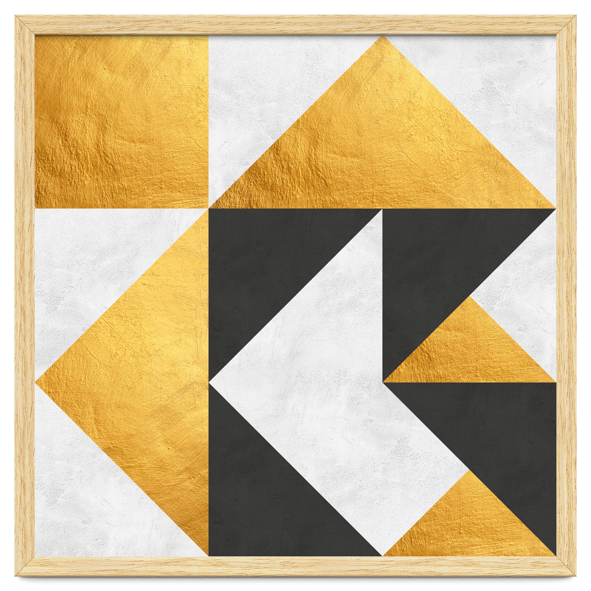 Gray and Gold Composition II