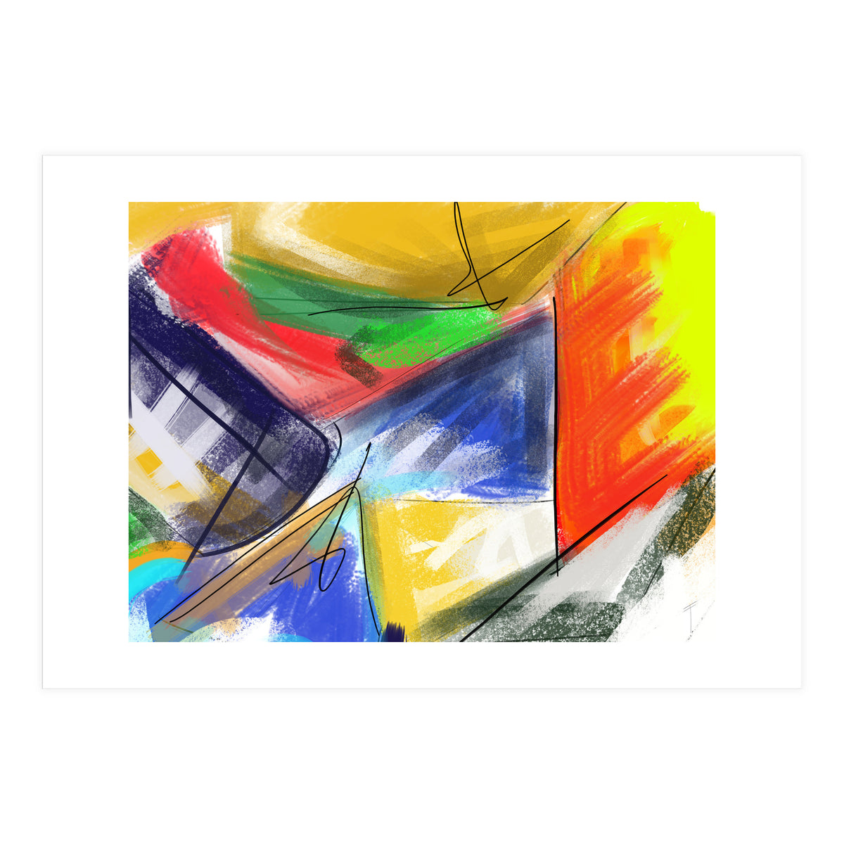 Colored Brushes (Print Only)