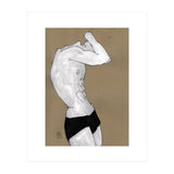 Untitled #41 - Man in black shorts (Print Only) thumbnail