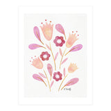 Watercolour Tulips | Pink (Print Only) thumbnail