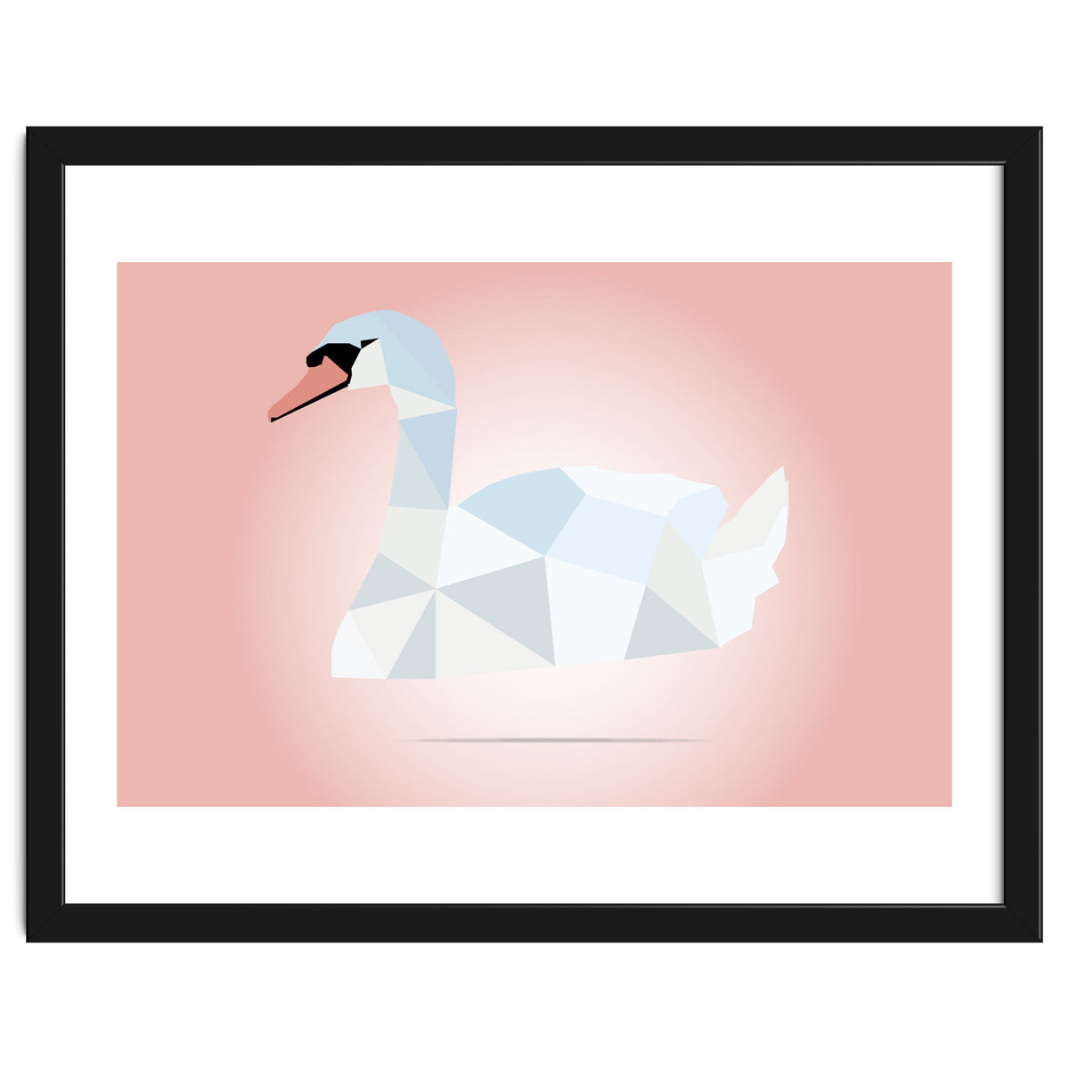 Swan Low Poly Art