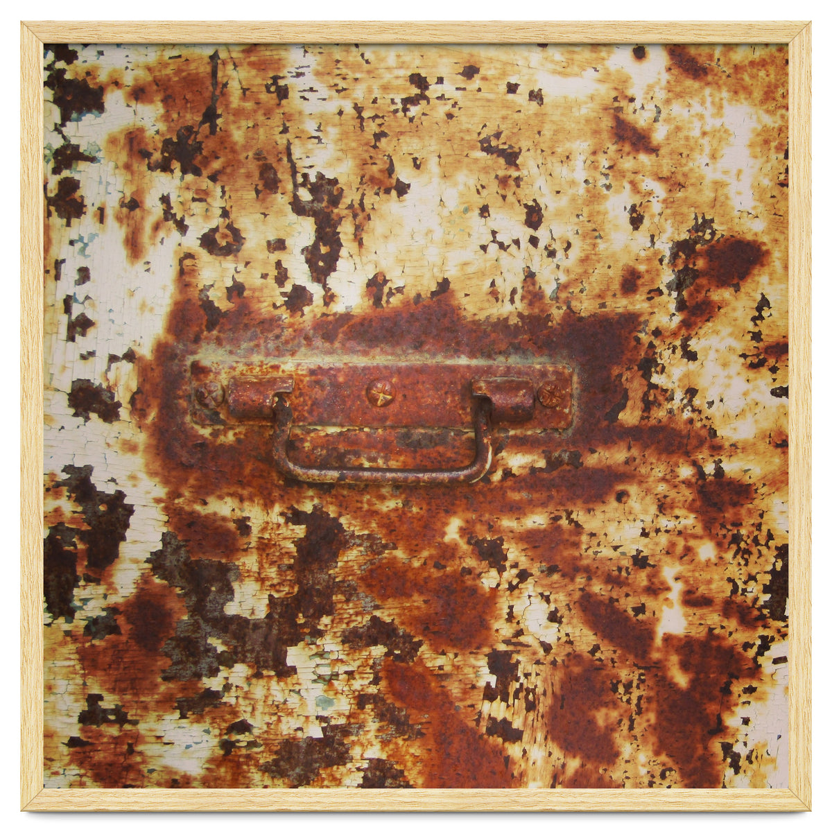 Rusty metal door