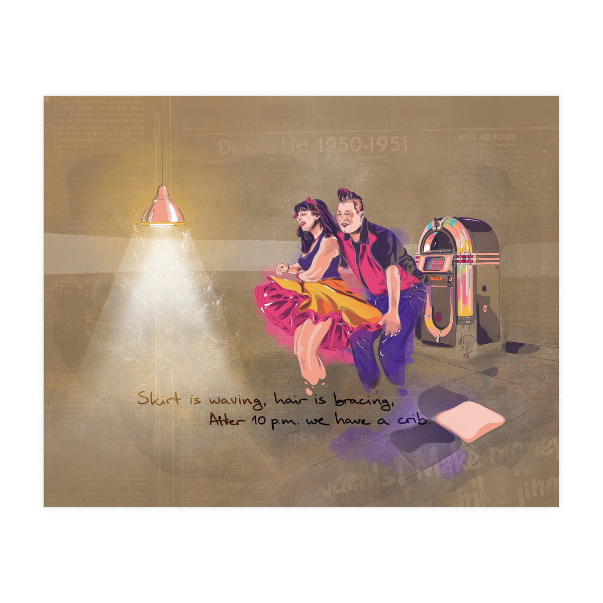 Rock N Roll 1 (Print Only)