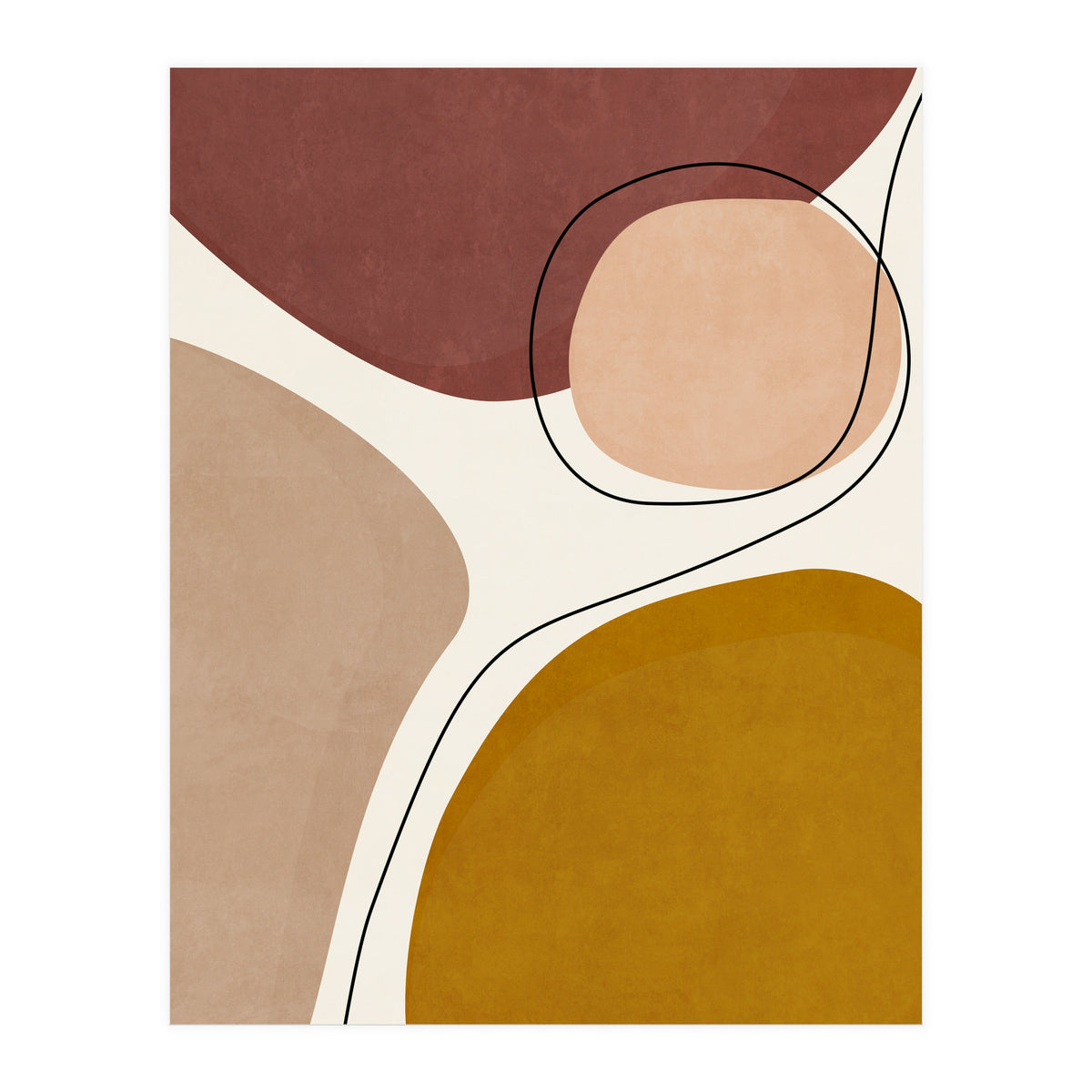 ORGANIC SHAPES - 01YR (Print Only)