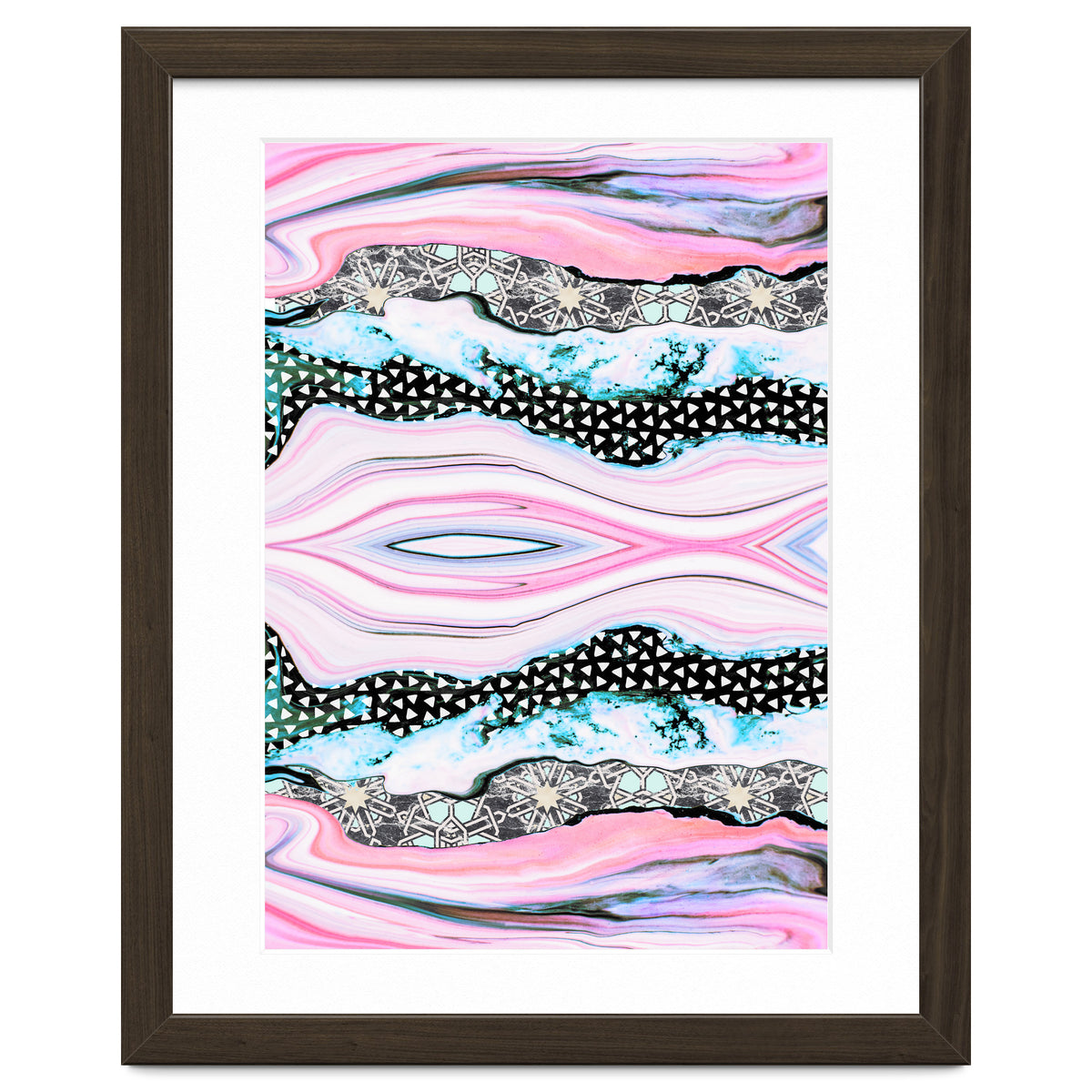 Abstract shapes of marble and patterns