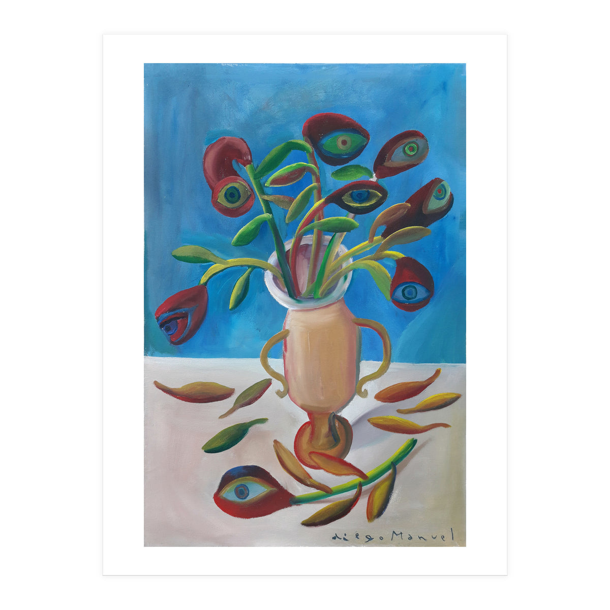 Flores Ojos (Print Only)