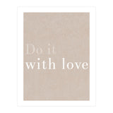 Do It With Love, Beige (Print Only) thumbnail