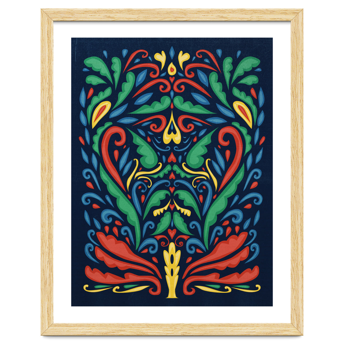 Art Nouveau Folk Art Style