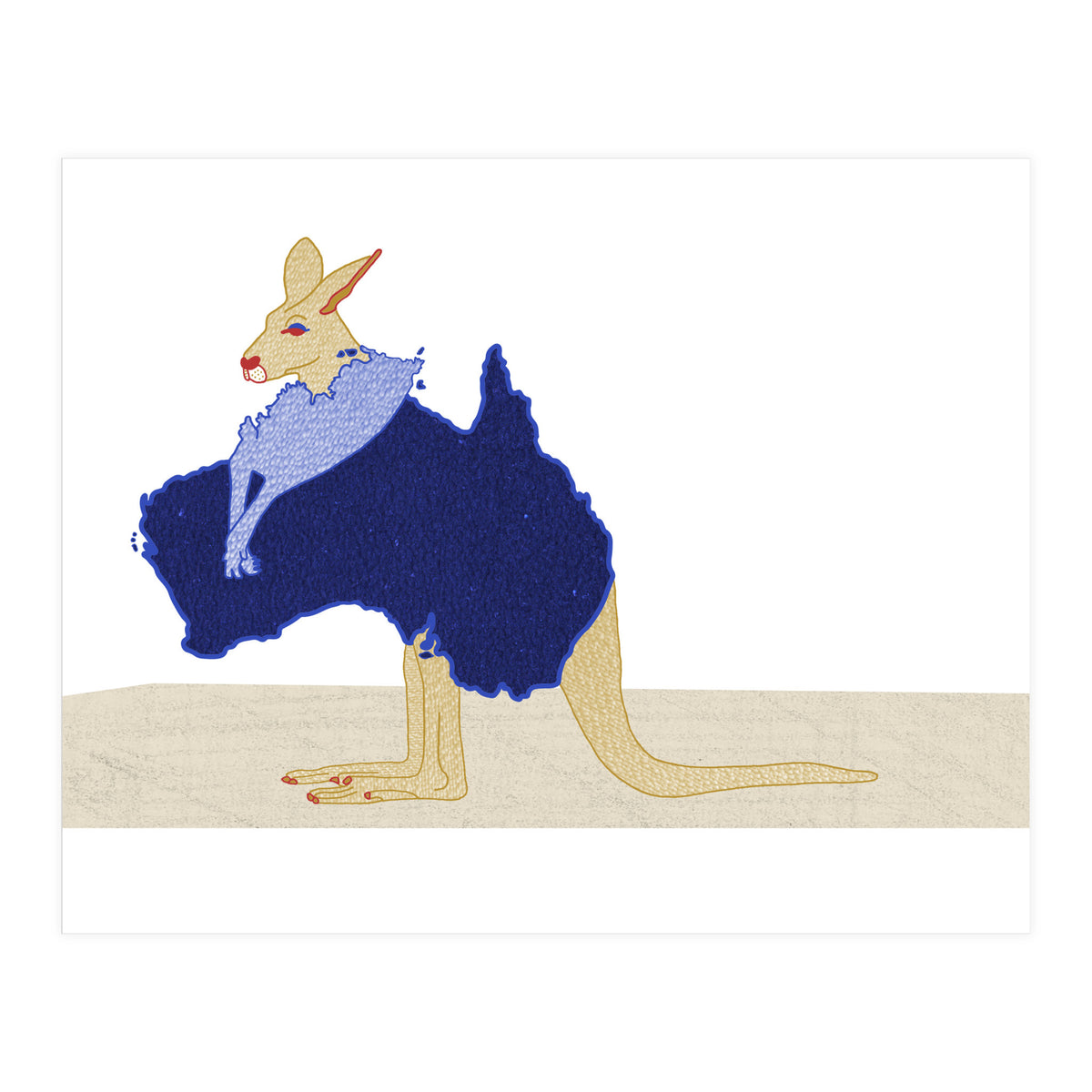 Australian Kangaroo (Print Only)