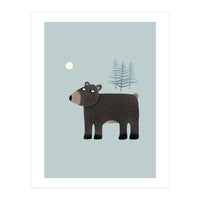 The Bear, the Trees and the Moon (Print Only)