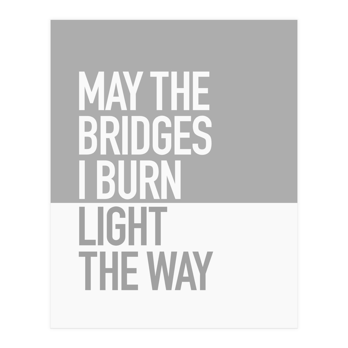 LIGHT THE WAY (Print Only)