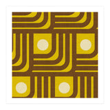70s Curve Lines Avocado Pearl  (Print Only) thumbnail