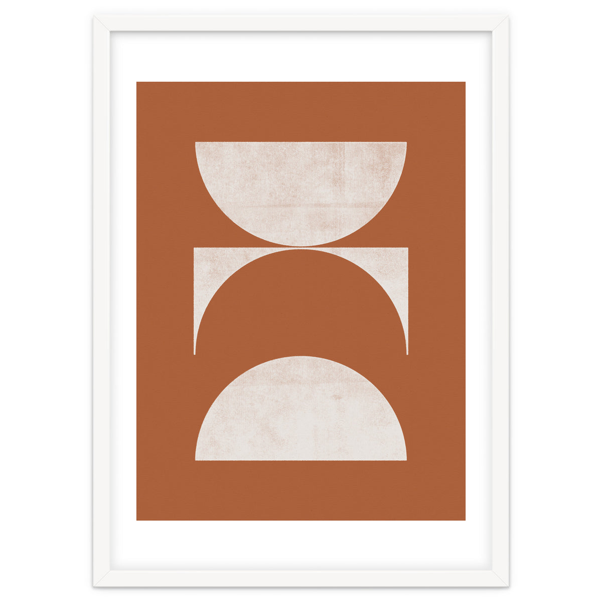 Mid-Century Modern No.21 - Woodblock Print