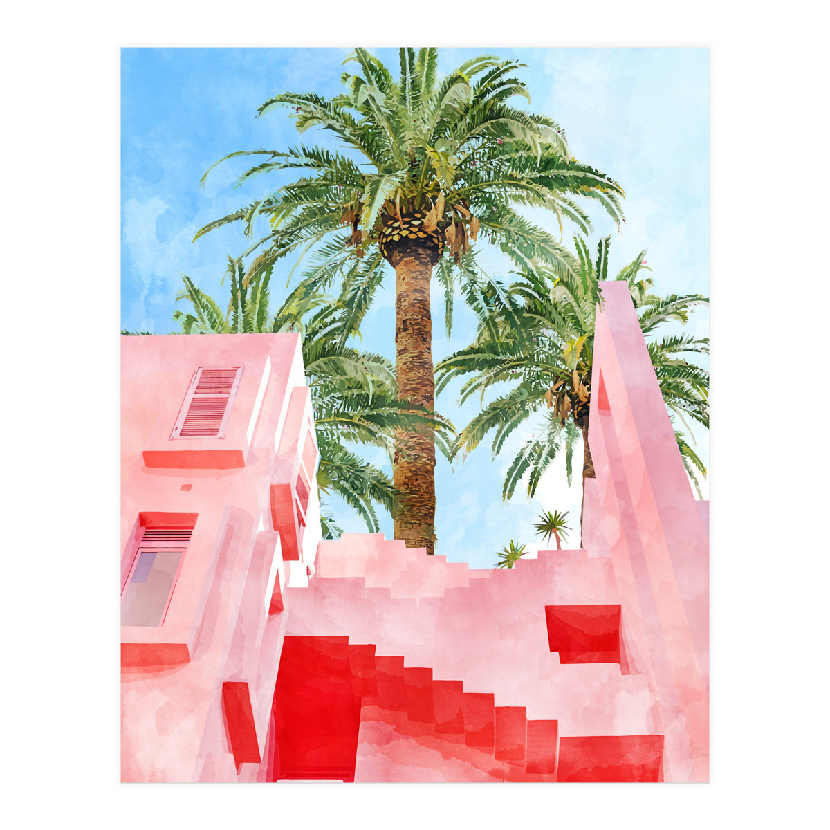 Pink Tropical (Print Only)