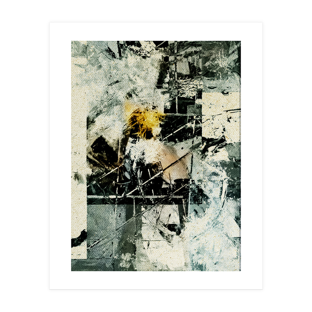 Lighthouse In Storm (Print Only)