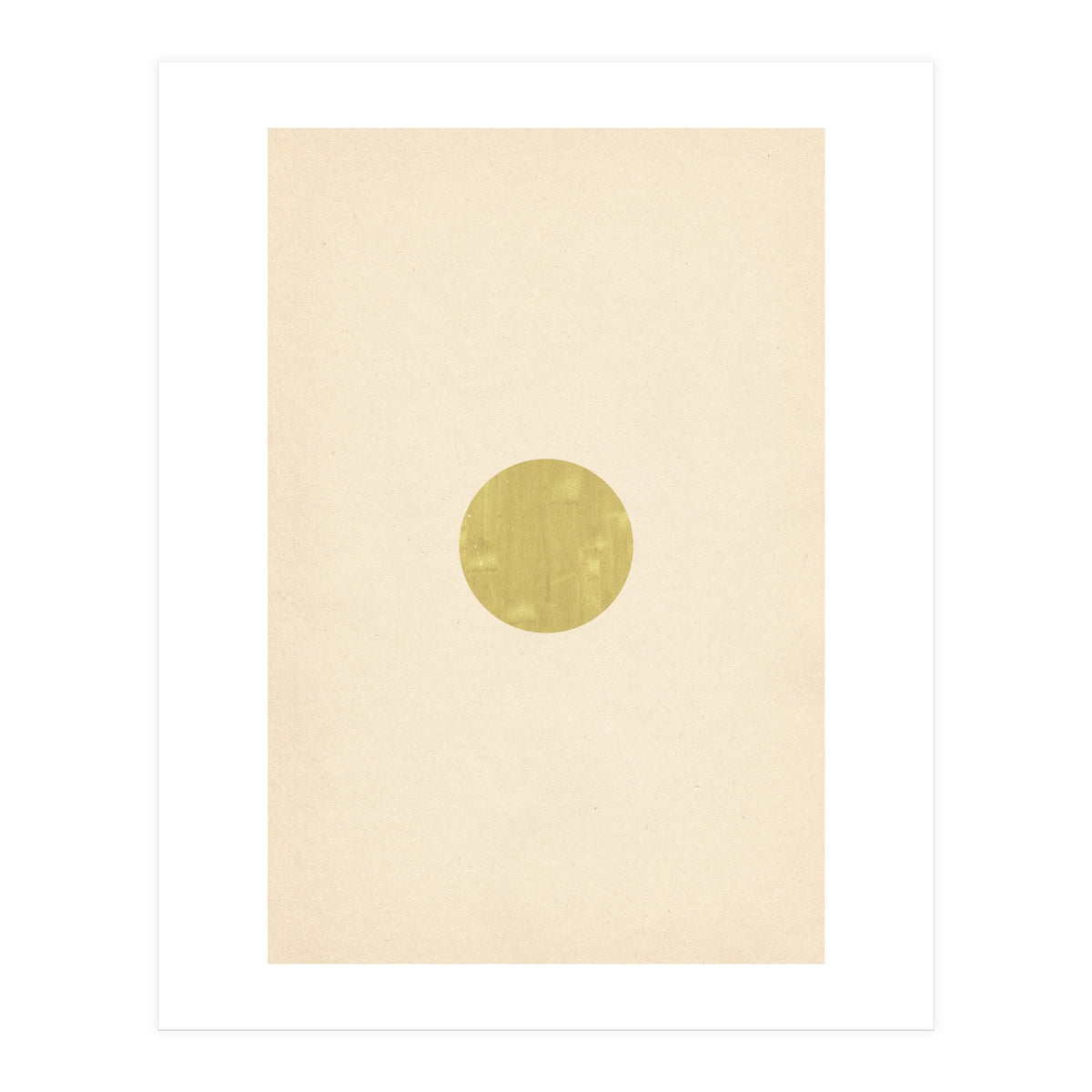 Olive green circle (Print Only)