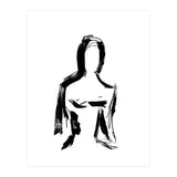 Abstract Monochrome Female Figure (Print Only) thumbnail