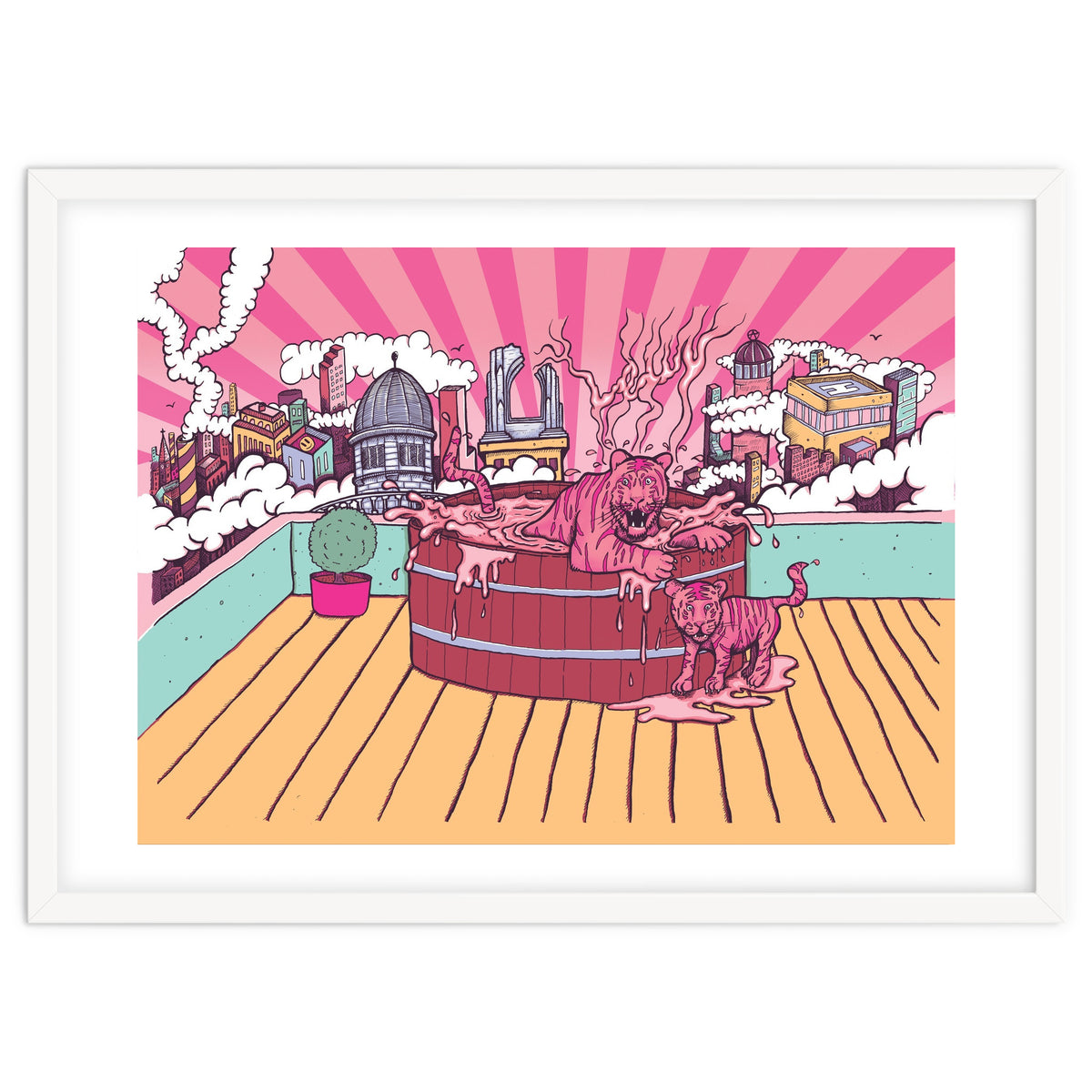 Strawberry Tigers Rooftop Jacuzzis Abbeydale Brewery x Lewy  12.4% ABV Strawberry, Chocolate, Smoked, Cherry Wood-chipped, Imperial Dessert Stout.