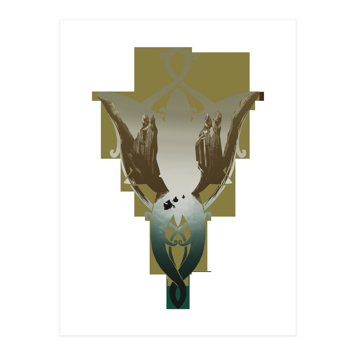 Evenstar at the Argonath (Print Only)