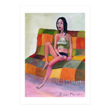 Chica En El Futon (Print Only) thumbnail
