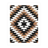 Urban Tribal Pattern No.13 - Aztec - Concrete and Wood (Print Only) thumbnail