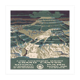 Grand Canyon Vintage Poster  (Print Only) thumbnail