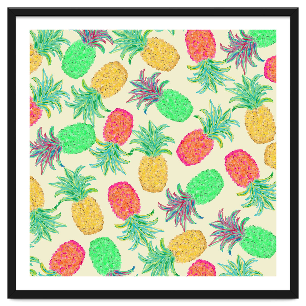 Pineapple Pandemonium Multicolo