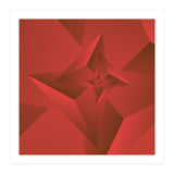 Redish Trendy Triangle  (Print Only) thumbnail