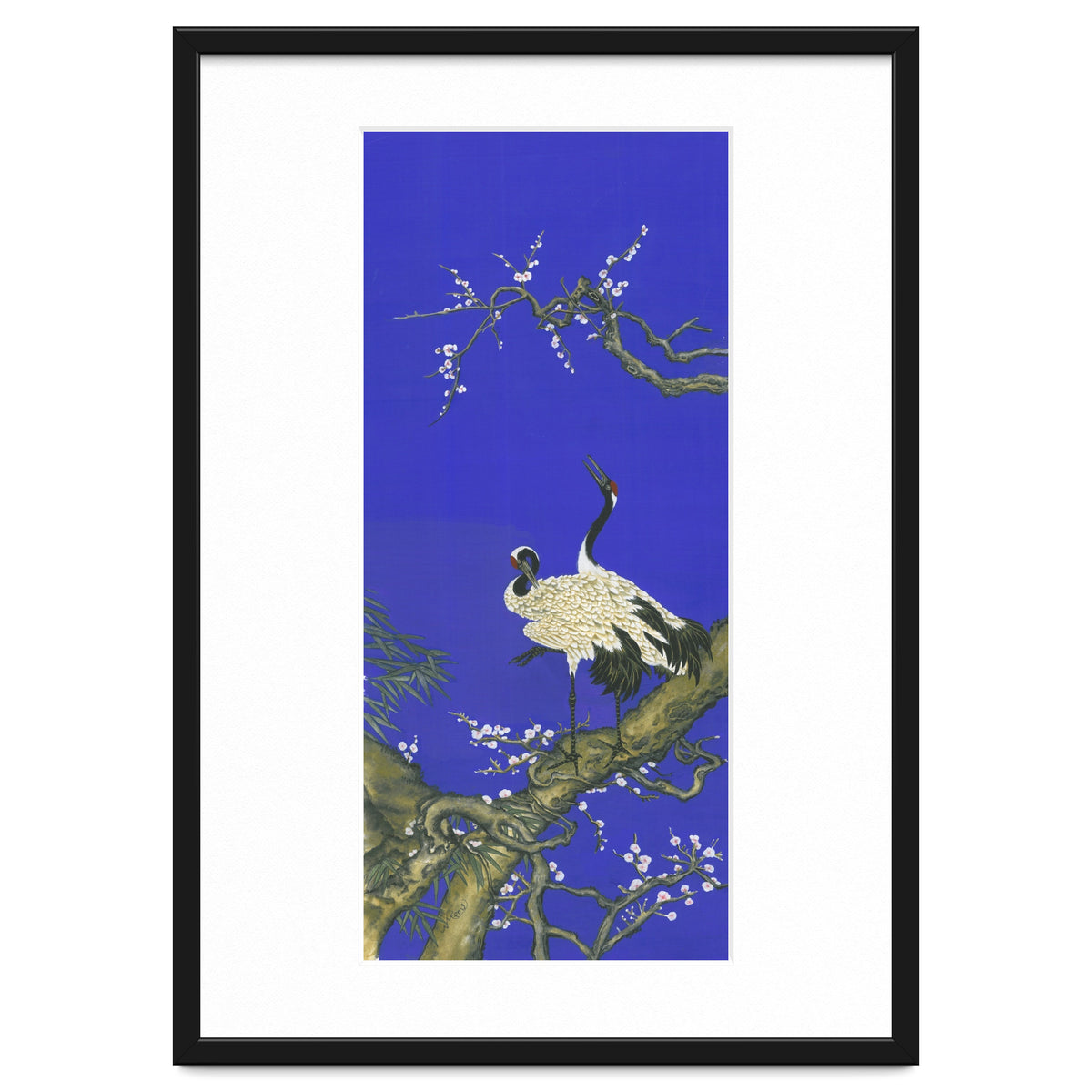 Cranes & Peach Blossom